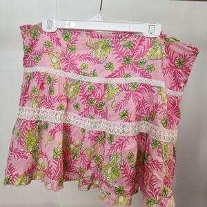Lily Pulitzer Phipps Pink Stacy Drawstring Skirt